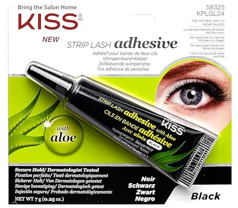 Kiss Strip Wimpernkleber Schwarz, 7 g