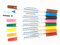8 x Double Thick or Thin end Edible Ink Cake Decorating pens European Food Safe Certified Manufacturer