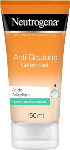Neutrogena - Anti-Peeling-Gel (150 ml Tube) – Salicylsäure Gesichtsreiniger für zu Akne neigende Haut – parfümfreie Gesichtspflege zur Beseitigung von Pickeln