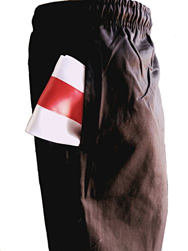 Tai Chi/Wushu Pants in Poly/Cotton (65/35) with Two Front Pockets (X-Large) Black