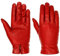 Caridei Classic Nappaleder Damenhandschuhe Fingerhandschuhe Lederhandschuhe (8 1/2 HS - rot)