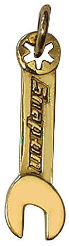 9ct Yellow Gold Snap on Spanner Pendant 3.25 grams stamped 375 30 x 10 mm