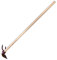 Serfouette Forgée Panne et Fourche Emmanché Droit 100, 26cm Longueur
