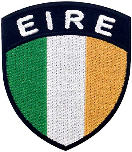 Irland Schild Flagge Bestickter Aufnäher zum Aufbügeln/Annähen