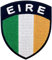 Irland Schild Flagge Bestickter Aufnäher zum Aufbügeln/Annähen