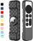 Remote Case for Apple Siri Remote 2021/2022 (2nd/3rd Gen), Anti-Lost Anti-Slip Durable Silicon Shockproof Rubber Cover for Apple 4K HD TV Siri Remote (2nd/3rd Generation) AirTag Applicable (Black)