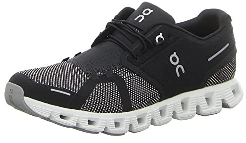 ON Herren Cloud 5 Combo Textile Synthetic Black Alloy Trainer 42.5 EU