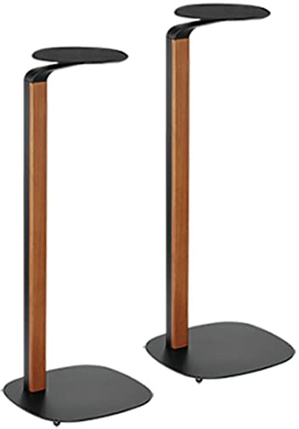 2 Stands for Holders, Speaker Boxes, Load: 10 kg, Height: 781 mm, Black and Wood Design