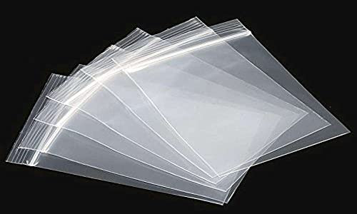 2000 Zip Seal Bags Clear Plastic Zip Lock Food Storage, Small Plastic Pouches with Zips, Self Seal, Resealable Packaging for Freezer, Jewellery, Medicine, Office, Mailing and Craft Use 3.5 x 4.5 Inch