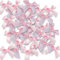 JKDHJK 48 Stück Schleife, Mini schleifen rosa, selbstklebende schleifen klein rosa Dekoration Diy Handwerk Für Weihnachten Valentinstag Karten Hochzeit Party Dekorationen（5 cm Breite）