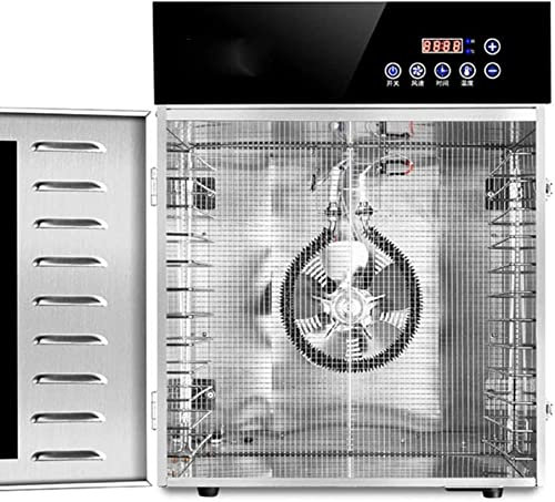 BTURYT Food Dehydrator, with Digital Timer and Temperature Control,12 Trays Dehydrator for Beef Jerky Herb Fruit