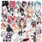 LYLSDSB 100 Pcs Black White Women Stickers Colorful Anime Waifu Sexy Girl for Laptop Water Bottle Skateboard Scrapbook Phone Computer Cars,Cute Loli Hentai Ahegao Teens Boys Adults