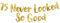 75 Never Looked So Good Gold Glitter Banner - 75th Birthday Party Decorations