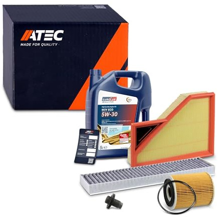 ATEC Germany Inspektionspaket Filterset mit 1x Ölfilter, 1x Luftfilter, 1x | Kompatibel mit: MINI MINI, Cabriolet