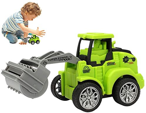 a-r BAU-LKW-Miniauto-Spielzeug | BAU-LKW-Fahrzeuge | Reibungsbetriebenes BAU-LKW-Spielzeug, Verschiedene LKWs, Mini-Auto-Spielzeug, Schneepflug, Erntemaschine, Straßenwalze, Holzgreifer