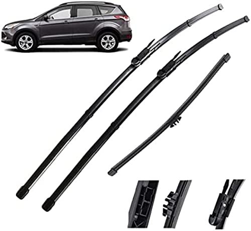 Juego de escobillas limpiaparabrisas delanteras y traseras de 28 + 28 + 11 para parabrisas de coche limpiaparabrisas para Ford para Kuga MK2 2012-2018 limpiaparabrisas