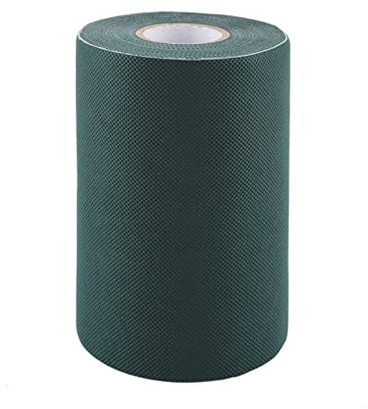 Kuuleyn Nahtband Für Kunstrasen, Nahtband Für Kunstrasen, 15 X 1000 cm, Selbstklebendes Grünes Verbindungsband, Synthetisches Rasengras, Kunstrasennaht