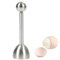 WAHKSR Egg Topper Stainless Steel Egg Cutter for Soft Hard Boiled Eggs Cracker Egg Shell Separator Remover (Egghead Stainless Steel)