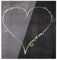 Kuscheldecke Tagesdecke Love You Grau Glow in The Dark Kuschelig Flauschig Warm Soft Fleece Nicki Wohndecke Couch Sofa Decke Geschenke für Frauen, Größe: 220x240 cm