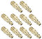 PATIKIL 1/4 Male Industrial Air Plug, 20Pcs 300PSI Compressor Connect Fittings for Automotive Industry Air Compressors Mechanical Engineering, Copper
