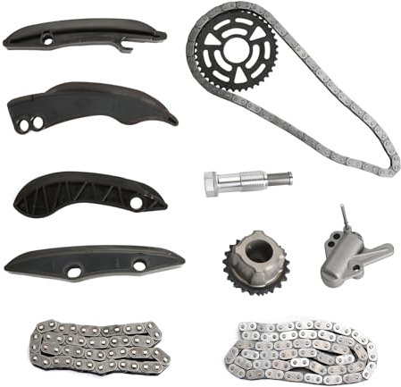 Topteng Oberer und unterer Steuerkettensatz N47D20 2,0- und 1,6-Dieselmotor passend für BMW N47