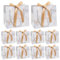 10 Stück Geschenktasche, Geschenktüten Klein 18 * 10 * 16cm, Geschenktüte mit Henkel und Schleifenbändern, Geschenktasche Geburtstag für Party, Weihnachten, Geburtstag, Hochzeit Feier