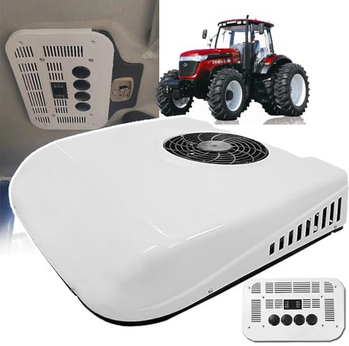 Acondicionador de Aire de Techo 12V para Tractores, Camiones, Autocaravanas y Autobuses - Función Frío de Estacionamiento