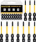 DAKCOS T10 Bit largo, Torx Bit T10, surtido de puntas de S2, punta de atornillado 1/4 vástago hexagonal (longitud 50 mm, 10 piezas)