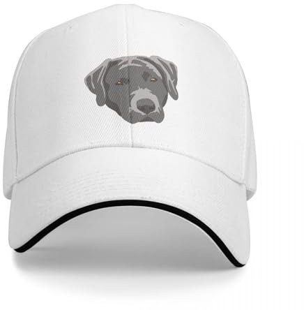 AIETPOIJ Basecap Silber lab Gesicht Kappe Baseball Kappe Baseball Mann caps Frauen Haube Hut männer Frauen