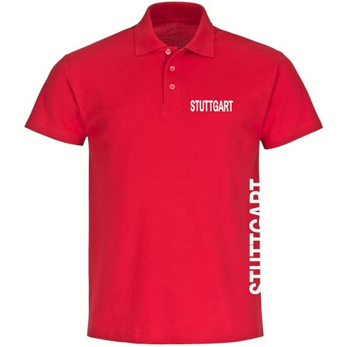 multifanshop Poloshirt - Stuttgart - Brust & Seite