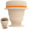 Taza de agua plegable de silicona,taza de café plegable | Vaso portátil de silicona para hidratación,Taza de beber para leche, agua, café y té, que ahorra espacio para picnic y viaje, p