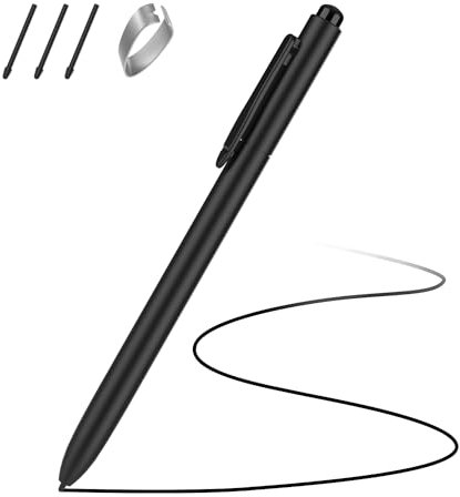 MoKo Penna Elettromagnetica per Remarkable 2&1, Penna Stilo EMR con 4096 Livelli di Pressione, 3 Punte Extra e Rifiuto del Palmo per Tablet/Remarkable 2&1/Galaxy Tab&Book/BOOX/Scribe/Dispositivi EMR