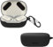 KZIOACSH Silicone Case for JBL Endurance Peak 3/Endurance Peak 2, Ultra Slim Anti-Scratch Anti-Lost Protective Earbuds Case Lightweight Washable Sumdge-Proof Earphone Skin Cover with Carabiner, Black