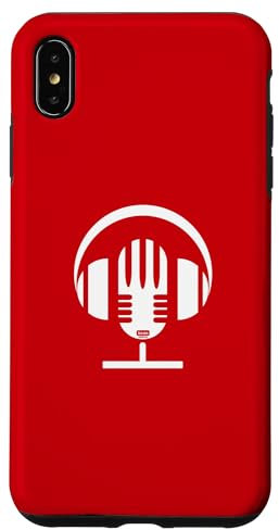 iPhone XS Max Microphone and Headphones Men Women Kids Case