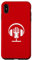 iPhone XS Max Microphone and Headphones Men Women Kids Case