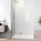 Walk In Dusche Duschwand 120 x 195 cm Walk In Duschglas Duschfalttür 6mm ESG Sicherheitsglas Duschtrennwand Glas Badewanne Duschwand