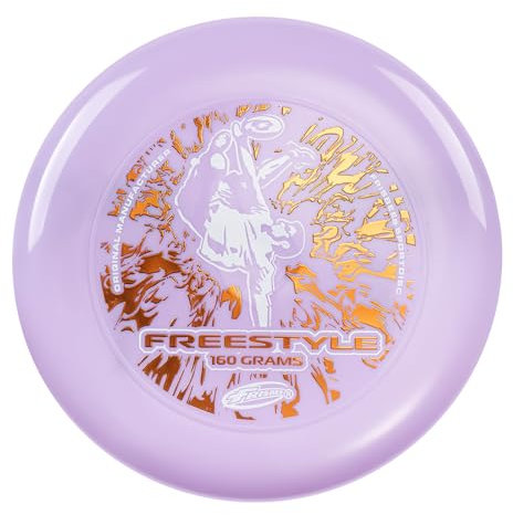 Wham-O Frisbee Freestyle Disc 160g, 26.67cm, strapazierfähiges und Flexibles PE für Outdoor Strand, Familienspaß -1 Pack
