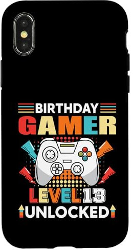 Gamer Level 13 freigeschaltet 13 Geburtstag Gamer Gaming 13 Jahre Hülle für iPhone X/XS