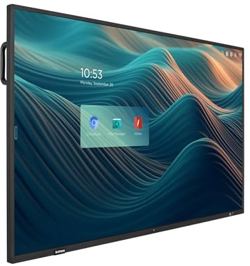 KIMEX - Pantalla táctil interactiva 75 - Resolución UHD 4K - Brillo 400 CD/m2 - Uso 16h/7d - 160-4175T
