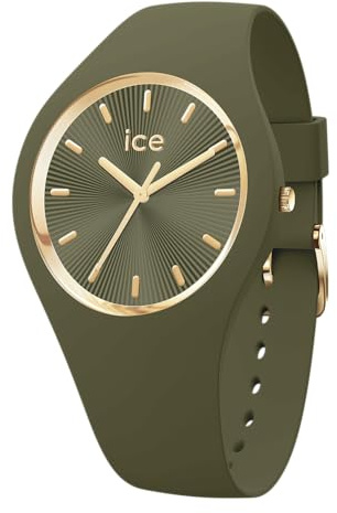 ICE-WATCH - ICE Champagne Olive Green - Women's Watch with Silicon Strap - 025353 (Medium)