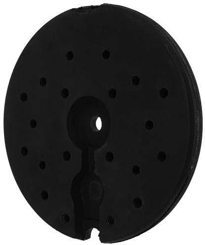 Socle pour Lampe Rond en Plastique Noir pour Lampadaire 240x22 MM | Installation Facile, Base Stable et Sûre, Qualité Fiable pour Remplacer un Accessoire de Sol