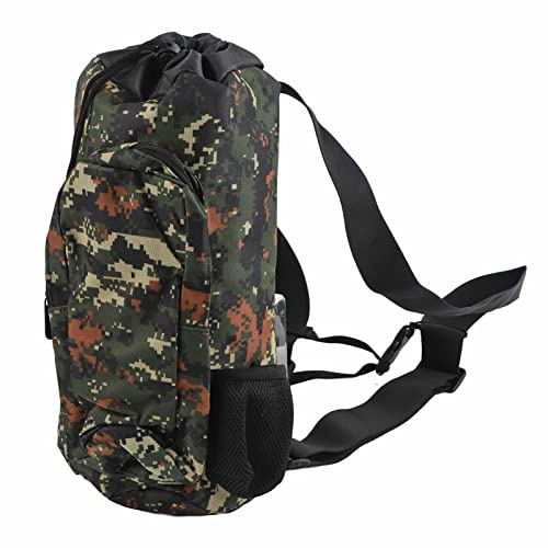 Yinhing Sac à Dos pour Bouteille D'oxygène de 2 L, Sac Médical Portable pour Réservoir D'oxygène avec Sangles de Confort Réglables et Poche Avant pour les Voyages en Plein Air et une (à dos)