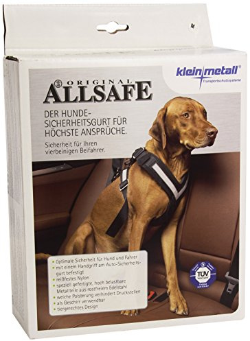 Kleinmetall 15380000 Allsafe Cintura di Sicurezza per Cani, Taglio M