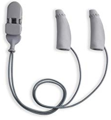 Ear Gear Mini Hearing Aid Comfort, Protection and Security Clip – Fits Hearing Instruments 1” to 1.25” – Secure Your Hearing Aid or Amplifier – Protect From Sweat, Dirt, Moisture, Loss and Wind Noise