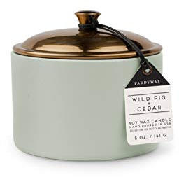 Paddywax Hygge Collection Scented Candle, 5-Ounce, Wild Fig + Cedar
