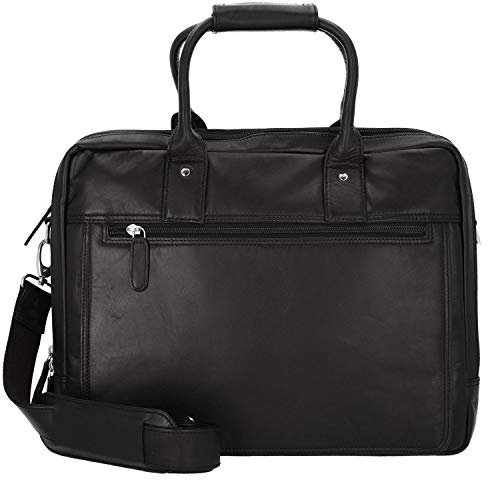 Dermata Aktentasche Leder 39 cm Laptopfach