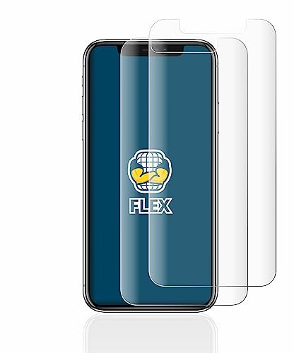 BROTECT 2 Stück Full-Cover Schutzfolie für Apple iPhone X/Xs / 11 Pro Full-Screen Displayschutz-Folie [3D Curved, Anti-Fingerprint, Kristall-Klar]