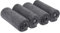 VIVOTE 4er Pack Microfaser Handtücher Set Stark Wasserabsorbierendes Gym Handtuch, Unisex Sporthandtuch für Sauna Fitness Sport, Schnelltrocknend & Saugstark für Outdoor Sport, 40cm X 80cm, Grau