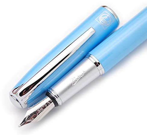 czxwyst Picasso 916 Malage Fountain Pen Original Box (Light Blue, Medium Nib)