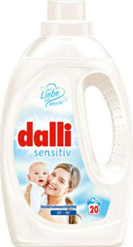 4x dalli sensitiv Universal Waschmittel Hautverträglich 20W 1,1L flüssig